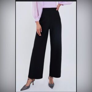 Tuckernuck Black Wide-Leg Trousers